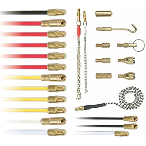 Super Rod CRSK12 12m 36ft Installation Kit with 13 Cable Handling Attachments Cover