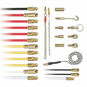 Super Rod CRSK12 12m 36ft Installation Kit with 13 Cable Handling Attachments