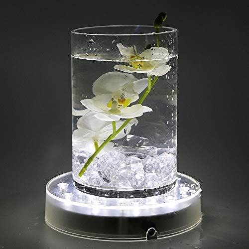 Lardux Led Light Base - 6 Inch Round Display Pedestal Light Stand Plate Flat For 3D Crystal Cube Glass Art Acrylic Statues - Usb Charge Or Battery Powered #TOP3