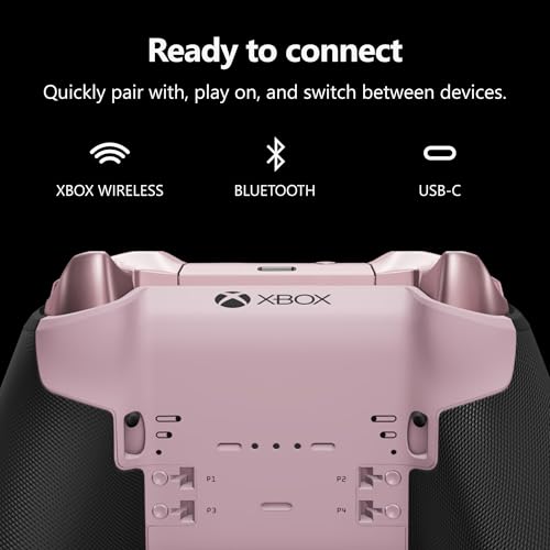 Image of Xbox Wireless Gaming Controller | Elite Series 2 Core | Translucent Pink | Consoles, PCs, TVs, mobile, and more | Adjustable Thumbsticks | Trigger Locks