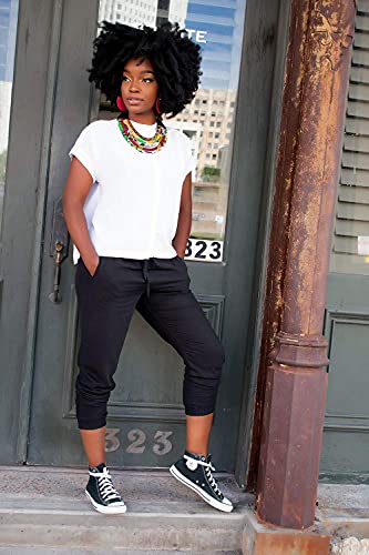 Queen Africa Print Bib Necklace | Africa Print Bib Necklace | African Necklace | Red, Yellow, Green Black Necklace | Ankara Print | Afro Necklace | Afrocentric | Cloth & Cord #TOP2