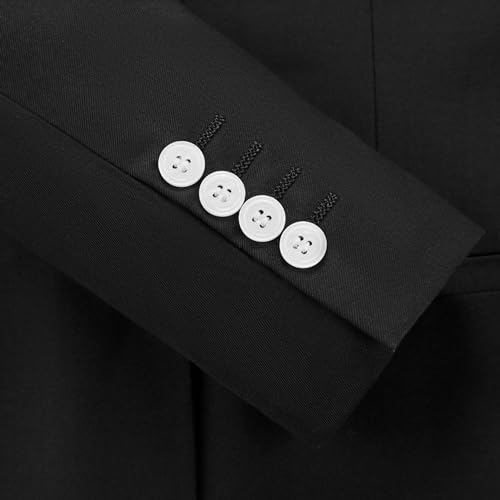 Men's Classic Chinese Tunic Suit Stand Collar Slim Fit 2 Piece Suits Mandarin Collar Blazer Jacket2