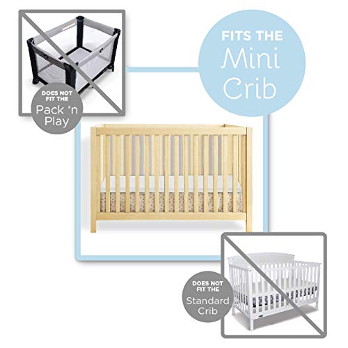 Milliard Mini Crib Memory Foam Mattress Topper - Sized For The Porta Crib – Does Not Fit Playard Or Standard Crib #TOP1