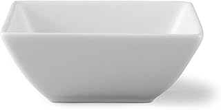 5" Square Appetizer Bowls, White, Set of 6