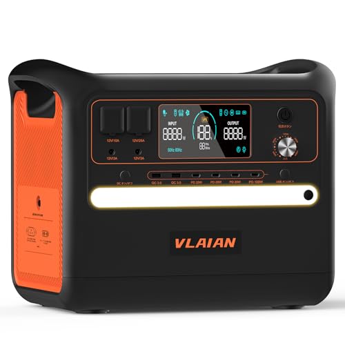 GW応援！15%OFF！！ポータブル電源容量(1年使用中古品) VLAIANポータブル電源2400W/2160kwh GW応援！15%OFF！！ポータブル電源容量(1年使用中古品) VLAIAN