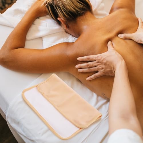 Beaupretty Envoltório De Óleo De Mamona Reutilizável Toalha De Pano De Óleo De Mamona Calmante Compr