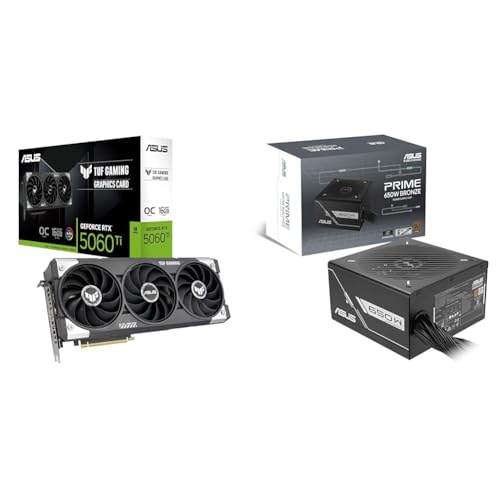 �y�Z�b�g�����zASUS NVIDIA GeForce RTXTM 5060Ti �r�f�I�J�[�h 16GB PCIE 5.0 GDDR7 OC Edition/TUF-RTX5060TI-O16G-GAMING�{ASUS Prime 650W Bronze P