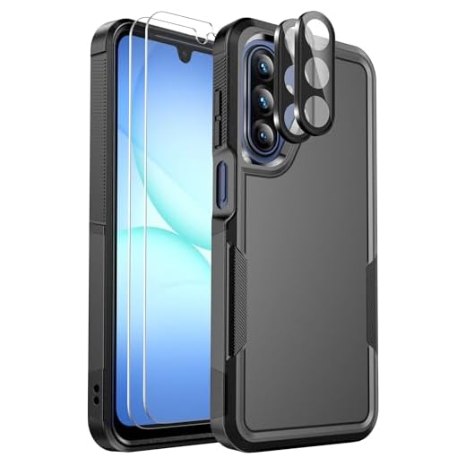 for Samsung Galaxy A17 5G Phone Case, Shockproof Protective Cover (Black)