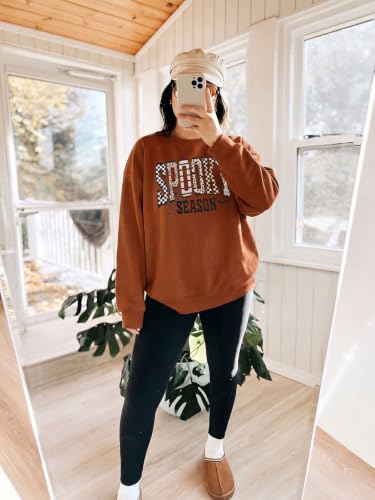 Halloween Sweatshirts for Women : Spooky Season Ghost Sweatershirt — view 5