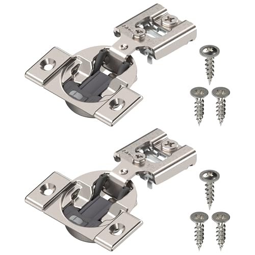Blum Compact BLUMOTION Soft-Close Face Frame Hinge, 1/2 in Overlay, 1-Pack