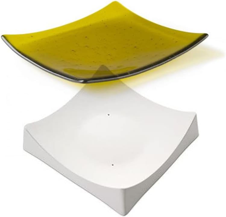 Bullseye Glass Fusing Mold Square Slumper 6.8