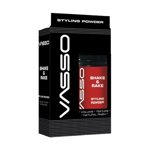 Vasso Polvo para peinar el cabello con máximo volumen y control | Polvo de polvo de fijación fuerte y acabado texturizado | 20 g