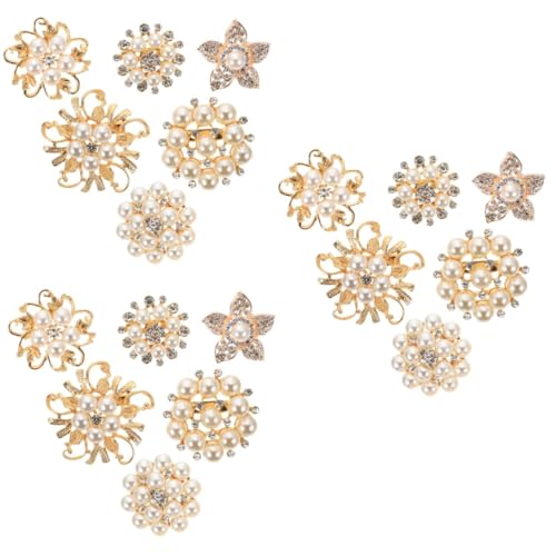 Cardigans pour femmes ornés de broches de mariage de fleurs de perle