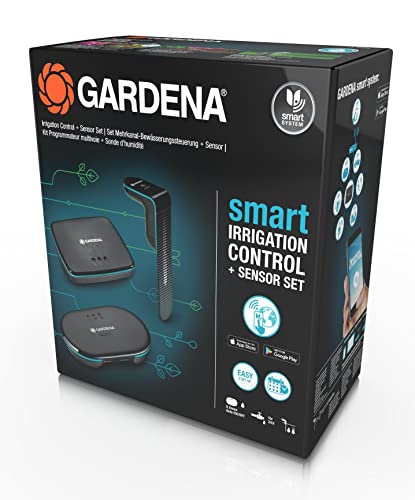 Gardena Set Smart Irrigation Control Sensor: Computer Per Irrigazione Per Max. 6 Valvole (24 V), Incl. Smart Sensor/Smart Gateway, Controllabile Tramite Smart App (19210-20) - 8