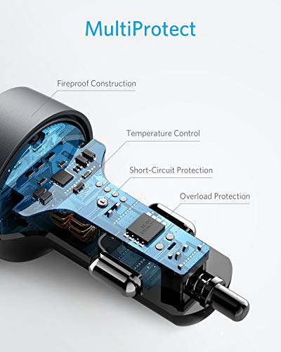 Image of USB C Car Charger, Anker 30W 2-Port Type C Fast Car Charger with 18W Power Delivery and 12W PIQ, PowerDrive PD 2 with LED for iPhone 12 /12 Pro /Mini / 11 / XS /Max /XR /X, Pixel, iPad, and More