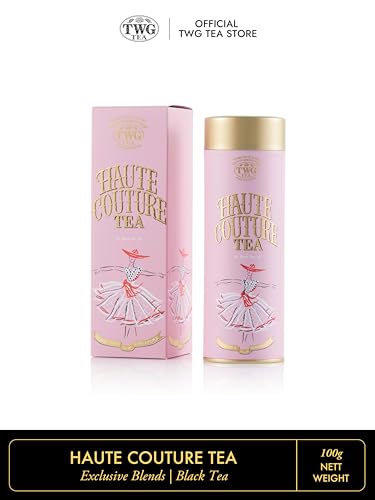 Image of TWG Tea | Haute Couture Tea | Black Tea | Caramel & Rose | Haute Couture Tin, 100g | Gift Set