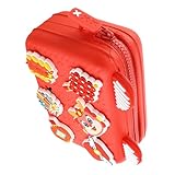 [ADORABLES DÉCORS DE CARTOON] Ajoutez votre touche personnelle avec de jolies décorations de dessins animés DIY sur ce sac pour appareil photo.