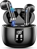 Drsaec Bluetooth 5.4 Kopfhörer, In Ear Kabellos Bluetooth 2025 Neu Kabellose Kopfhörer mit 4 ENC Mic, Noise Cancelling Earbuds 56Std Tiefer Bass, IP7 Wasserdicht Sport Ohrhörer, LED-Anzeige