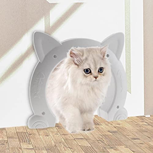 Portas de gato para interior | Portas de gato de 2 vias sem aba - passagem de furo cabe núcleo oco i