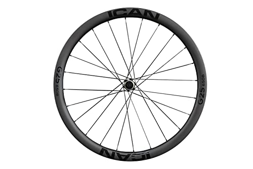 Ican 650B G25 1340G Gravel Bike Wheelset Hookless Carbon Wheels 25Mm Inner Width 35Mm Depth D21 Hub Center Lock Sapim Cx-Ray Spokes #TOP5