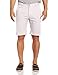 Louis Raphael Men's Khakis Piece Dye Gabardine Slim Fit Short, Stone, 34W