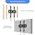 Height Adjustable TV Wall Mount, Bracket for Most 26-60 inch LED, LCD Monitor and Plasma TVs, Holds up to 99lbs, Max VESA 400x400mm by XINLEI (MFA3)