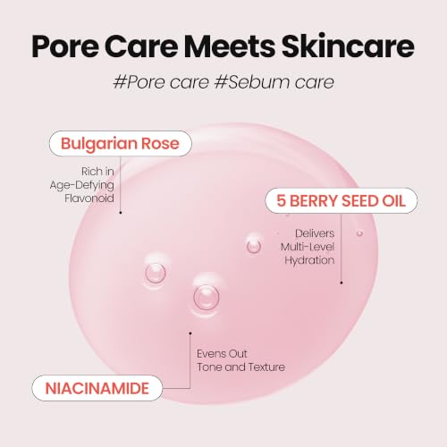 Image of MAXCLINIC Facial Rose Vitamin Oil to Creamy Foam Face Wash Cleanser Plant