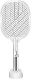 [Carga USB y luz LED incorporada] Este mosquitero está equipado con una batería de litio incorporada con 1500 mAh, que admite la tienda rápida. Se puede utilizar continuamente después de la carga completa. La luz LED incorporada no solo atrae a los mosquitos en la oscuridad, sino que también les permite encontrarlos y eliminarlos rápidamente.