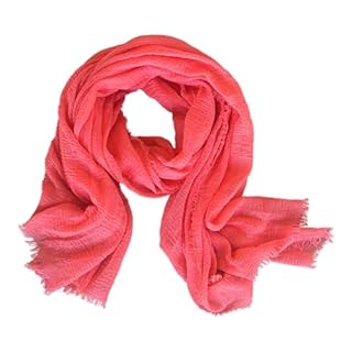 Chloe & Lex Insect Shield Technology Lightweight Scarf - Insect Repellent Clothing for Women, Coral, 38" x 70"