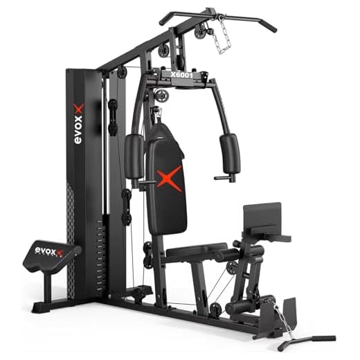 Evox Fitness, Estação de Musculação Varios Exercicios X6001 com Leg Press