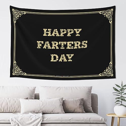 Cave Man Bar �Ǒ��� ���I Happy Farters Day �^�y�X�g���[ �����̑��� �j�̓��A(100X150cm)