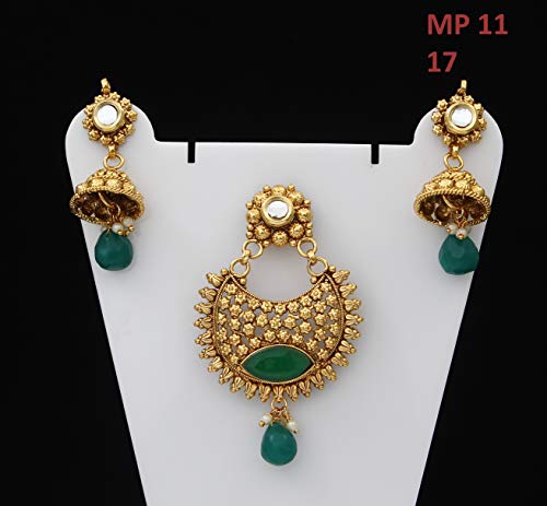 Cobre chapado en oro Multi Green White-Crystal accesorio de moda mujer 2