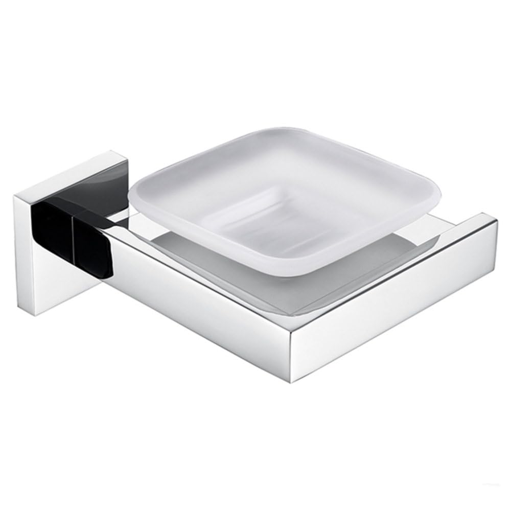 Porte-serviettes chrome poli et accessoires de bain en acier inoxydable de luxe