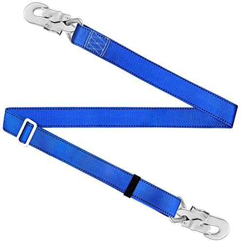 Trsmima Hunting Safety Harness, Tree Climbing Belt Restraint Lanyards, Safety Adjustable Lanyard, Add Level