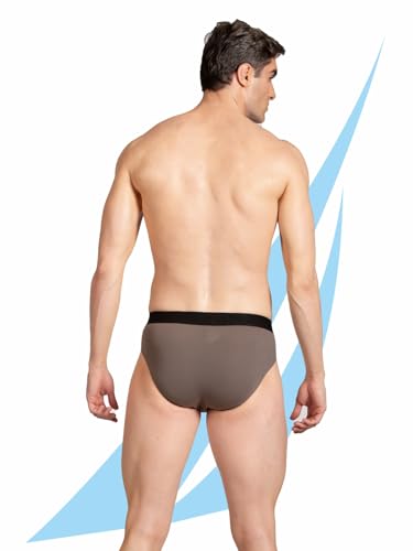 Image of Nautica Men's Cotton Blend Classic Solid Briefs