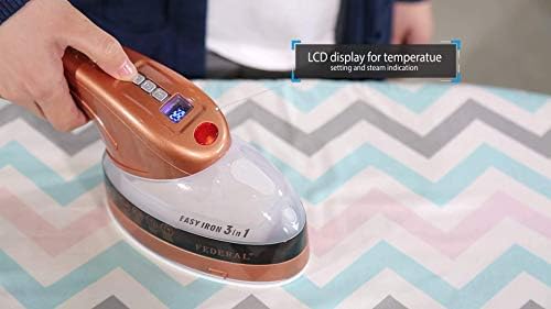 Q Steam Pro, Clothes steamer for clothing, steam iron, handheld steamer, garment steamer for clothes, curtains, bedding, professional powerful 1600w vertical and horizontal steamer with travel bag