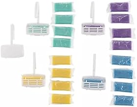 AC PUR Brillant 2-in-1 Toilet Fragrance & Cleaning Rinser Highly Active - Premium Edition - Active Foam - 4 Fragrances (Citrus, Pine, Lavender, Ocean) - 5 Hanging Baskets