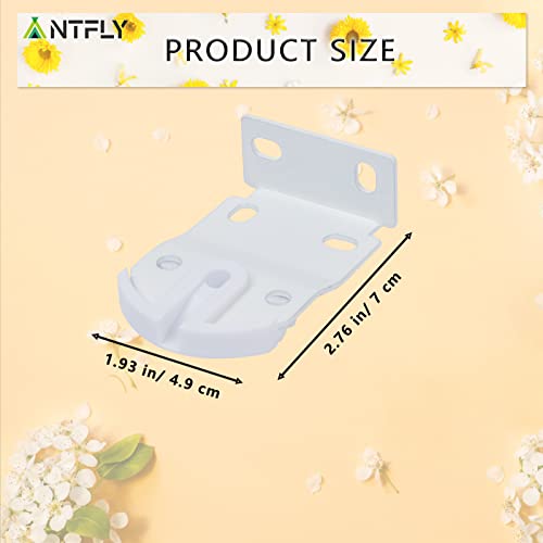 Antfly Roller Shade Clutch Roller Shade Clutch Bracket For 38Mm (1-1/2 In) Tube Replacement Spare Repair Parts Metal Core Clutch Roller Blind Clutch With Metal Bracket & Bead Chain (White) #TOP1