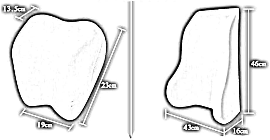 Lumbar Pillow-Waist Support Pillow/Back Cushion, Memory Foam for Orthopedic Backrests for Car Seats, Office/Computer Chairs and Wheelchairs(Gray)