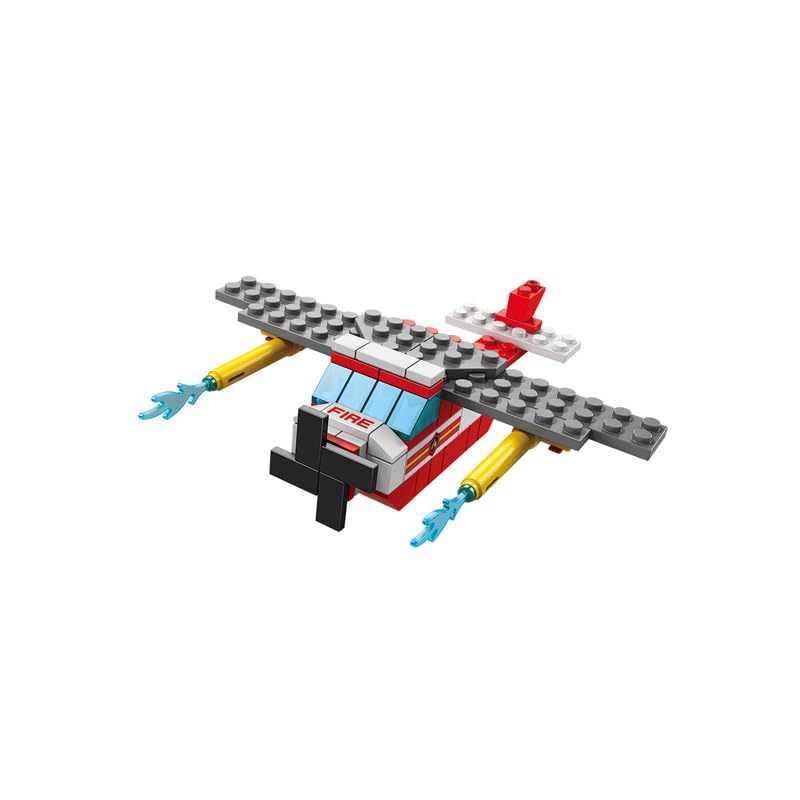 Image of SKY LINE OCEAN 6-in-1 Ship Building Block Set Toys [Red] | STEAM Kit for Kids | Build Boats, Yachts & More (1000+ Pcs) | Birthday Gift for Boys & Girls || 6 Months Structural Warranty