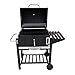 Wózek Smoker Grill Outdoor Trwały składany grill na węgiel drzewny, grill na węgiel drzewny z dolną półką