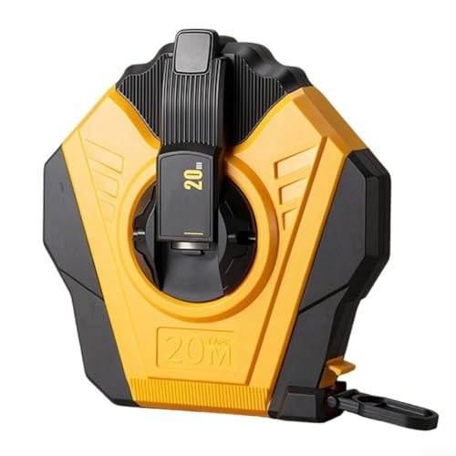 Image of Tidgel Fiberglass Measuring Tape 50M Triple Retract Fast Wind, Dual-Sided Thickened Scale ABS Case for Construction Surveying Landscaping(20M)