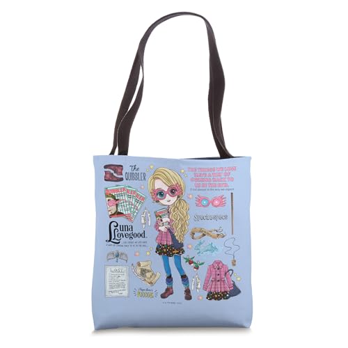 Bolso tipo tote de Harry Potter con diseño de Luna Lovegood miniatura 1