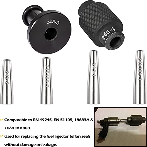 6706 Fuel Injector Rail Assembly Remover & Gm245 Fuel Injector Seals Tools Perfectly Fits For Gm Engines #TOP3