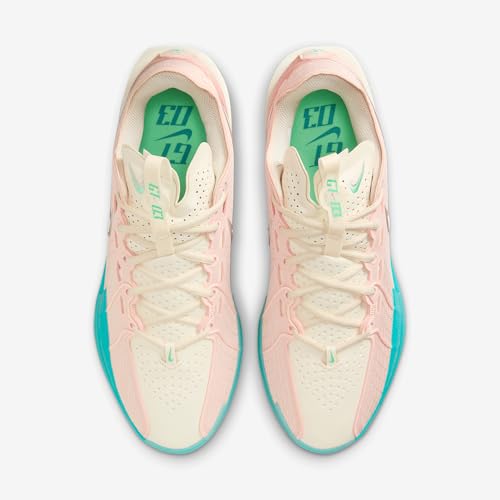Nike G.T. Cut 3 Basketball Shoes (DV2913-601, Washed Coral/Dusty Cactus/Metallic Silver/Chalk)4