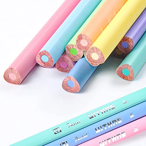 Ecotree Macaron Colored Pencils, Soften Wood, Pastel Coloring For Adult And Kids, Pack Of 12 #TOP5