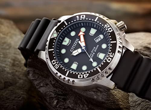Citizen Men's Promaster Diver Solar Powered Watch with Rubber Strap