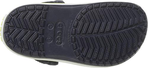 Image of Crocs Kids' Crocband Clog,navy /citrus,5 M US Big Kid