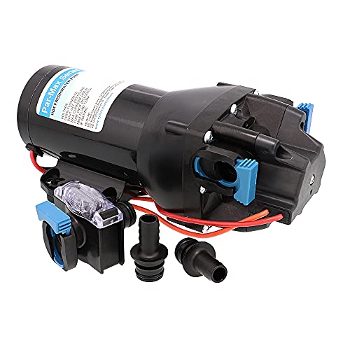 SupplyMount Q401J-118S-3A - Aftermarket Replacement Par-Max HD4 Heavy Duty Water Pressure Pump - 12v - 4 GPM - 60 PSI Compatible with Jabsco