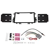 ECOTRIC Double Din Car Stereo Radio Install Radio Bezel Dash Kit Trim Bezel W/Wire Harness Compatible with Select 1992-2012 Buick Chevy GMC- - Compatible Vehicles Listed Below